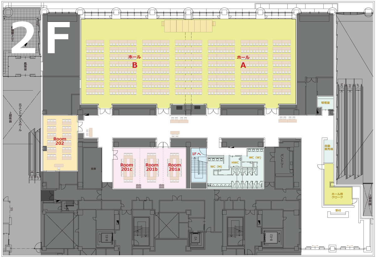 ホールフロアーレイアウト